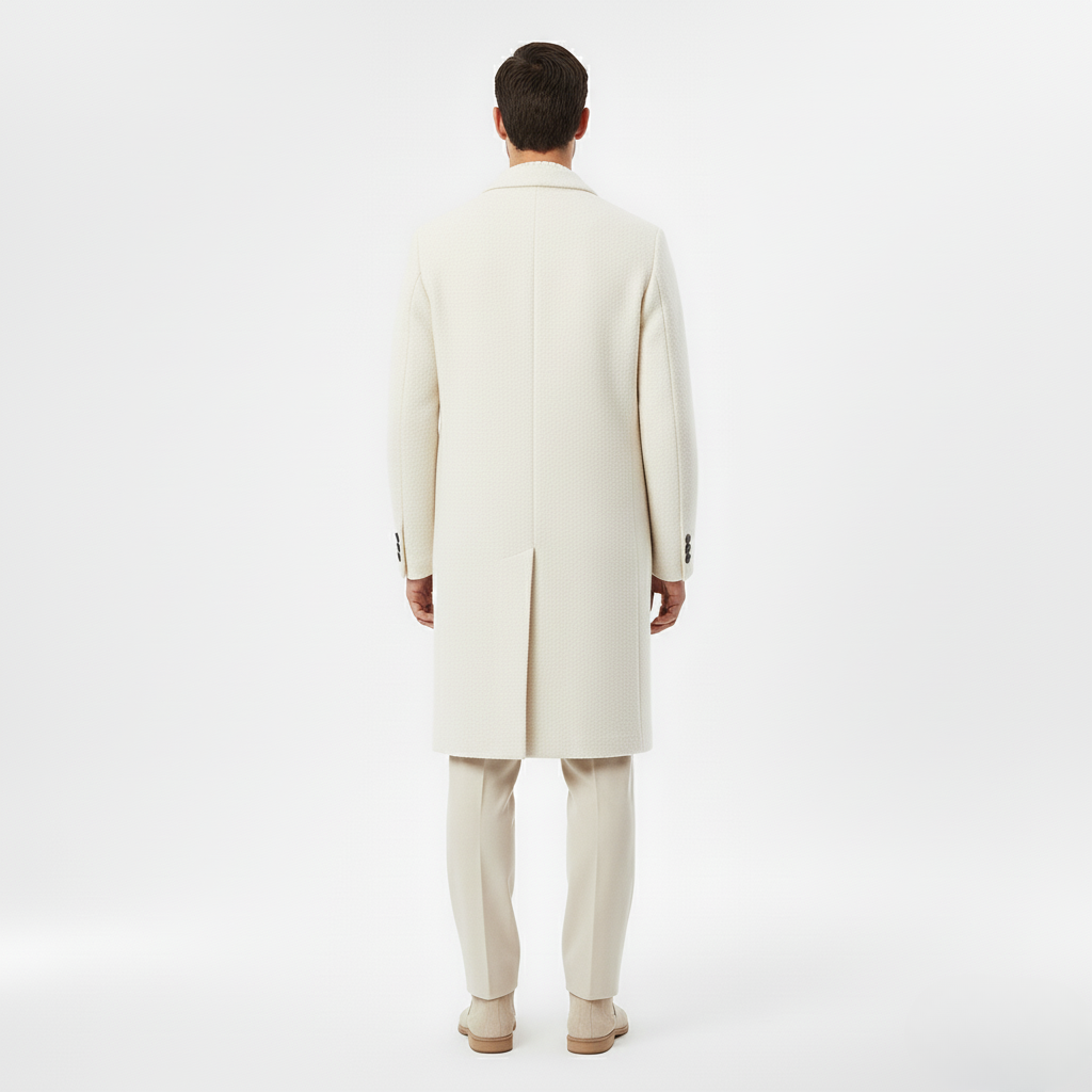 Men's Structured Wool Coat