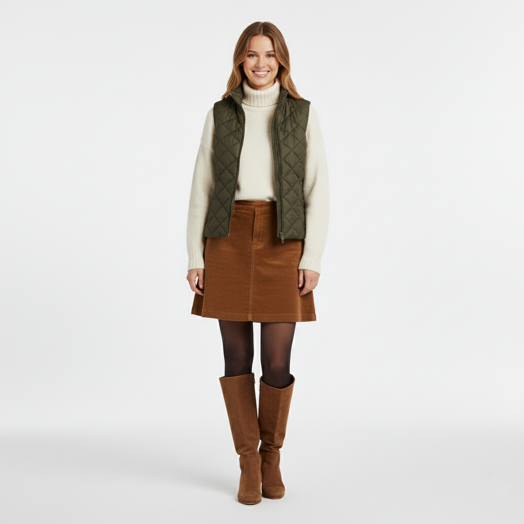 Women's Lightweight Quilted Puffer Gilet