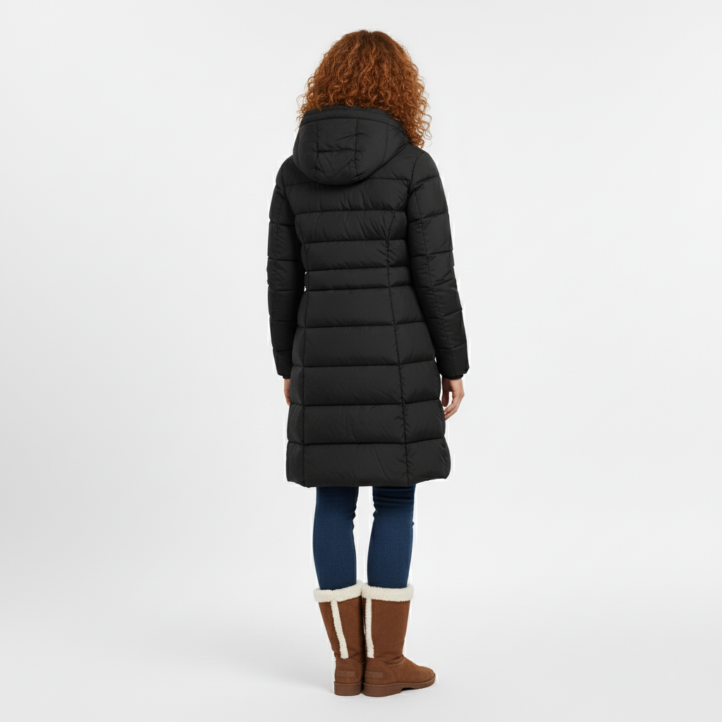 Women's Long Lightweight Puffer Coat