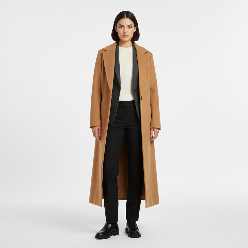 Women's Long Tailored Overcoat