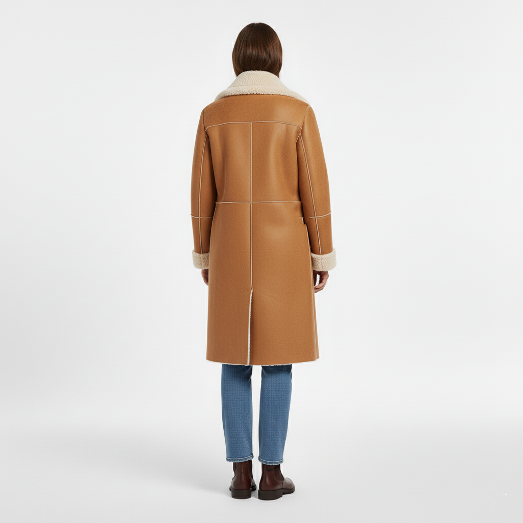 Women's Long Plush-Lined Coat