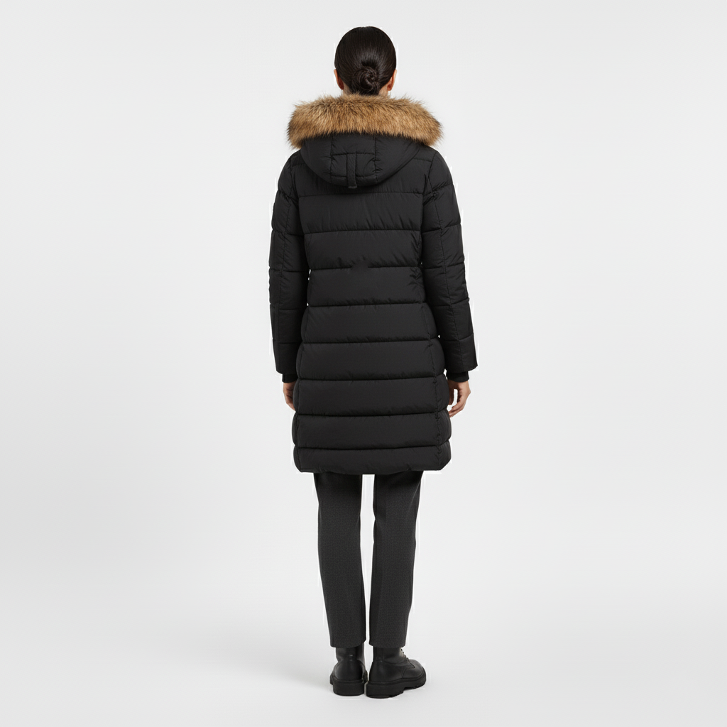 Women's Hooded Quilted Puffer Coat