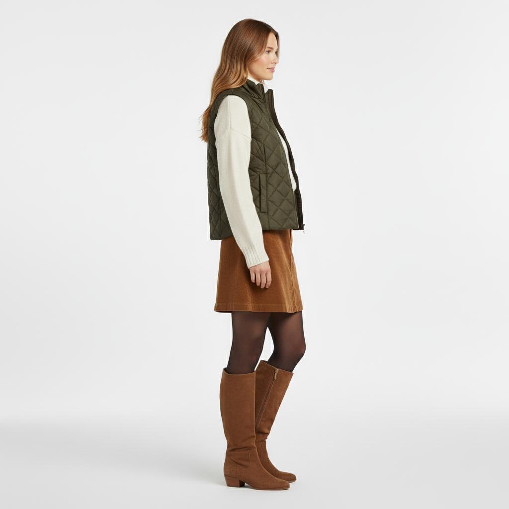 Women's Lightweight Quilted Puffer Gilet