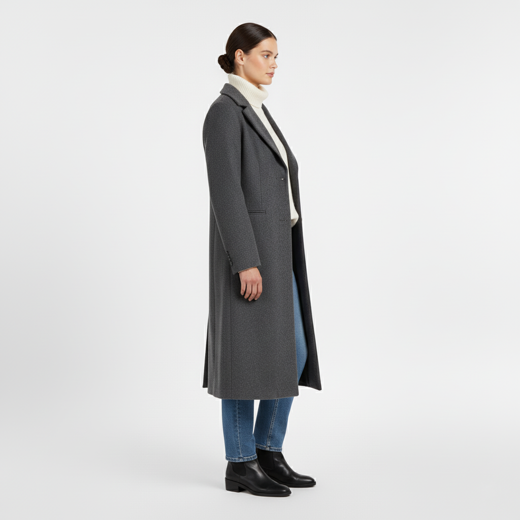 Women's Longline Structured Overcoat