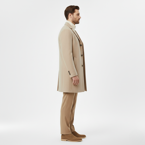 Men's Clean-Line Tailored Coat
