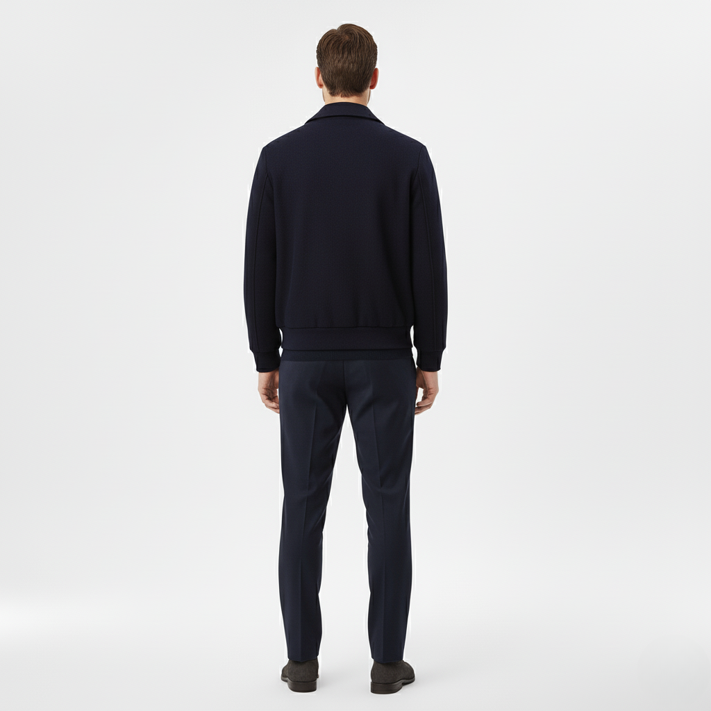 Men's Minimal Zip-Front Jacket